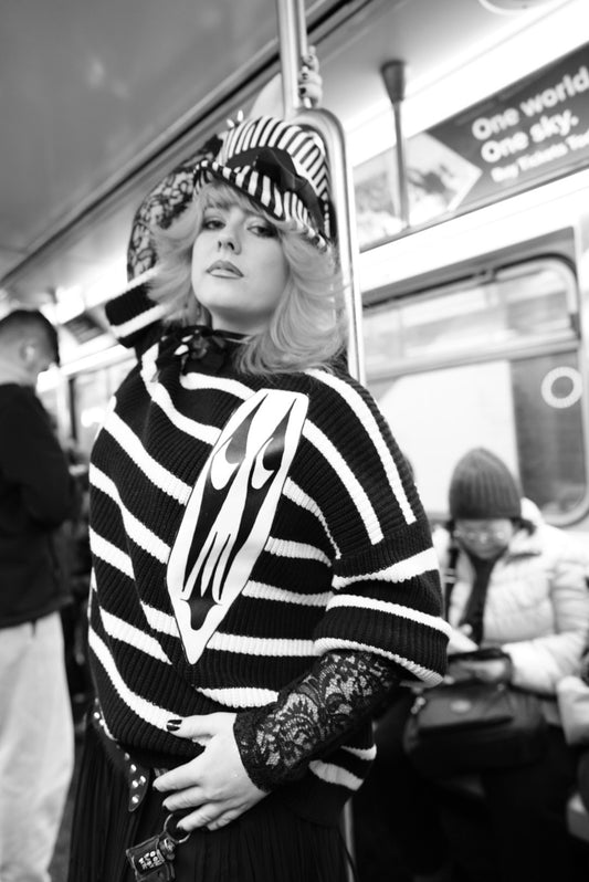 Handpainted Patchwork Renaissance SwEEATER!!