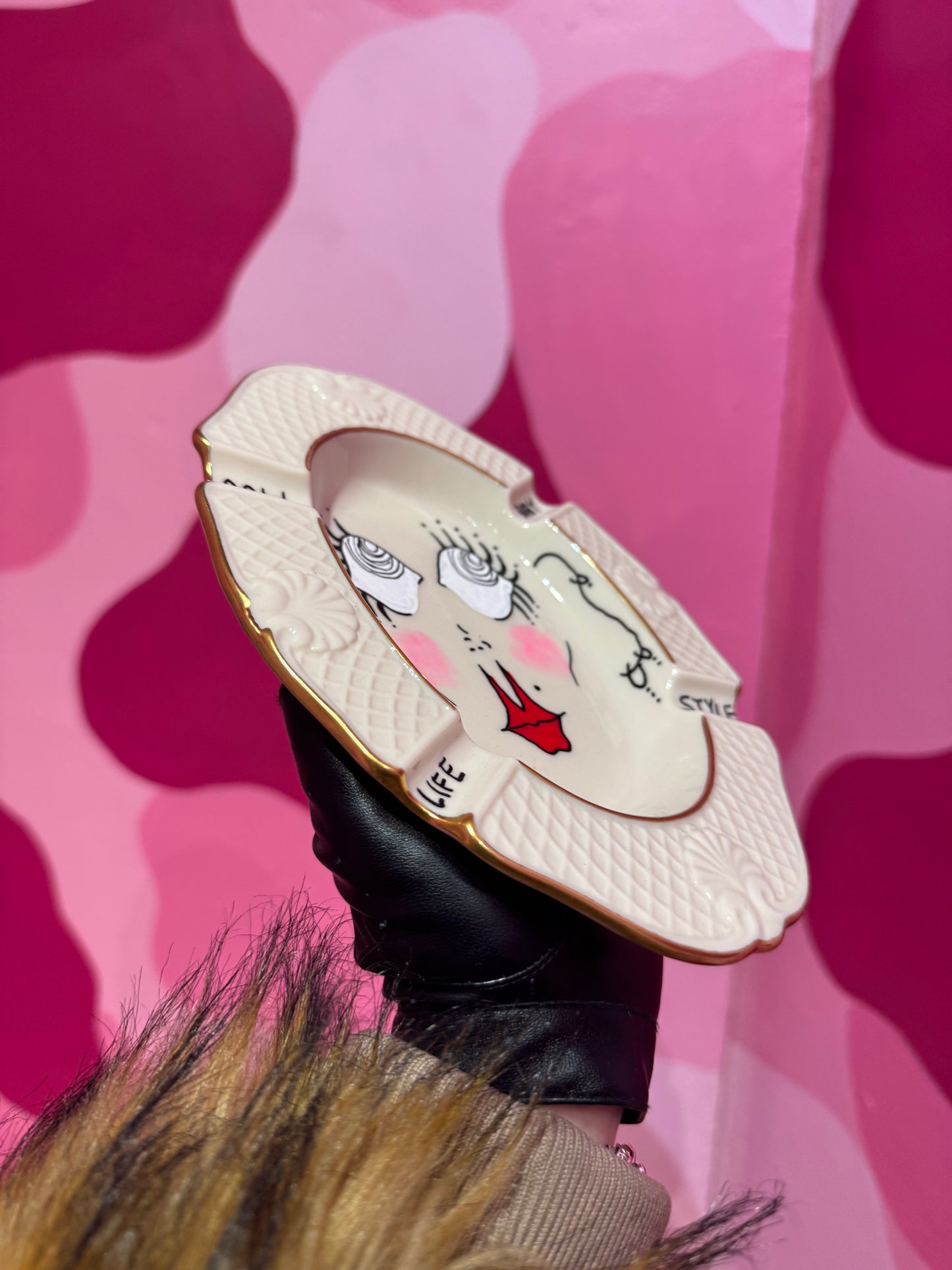 Handpainted Ash Tray