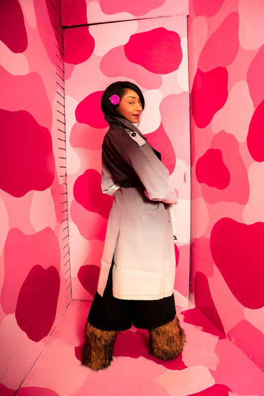 Classic Gradient Trench Coat