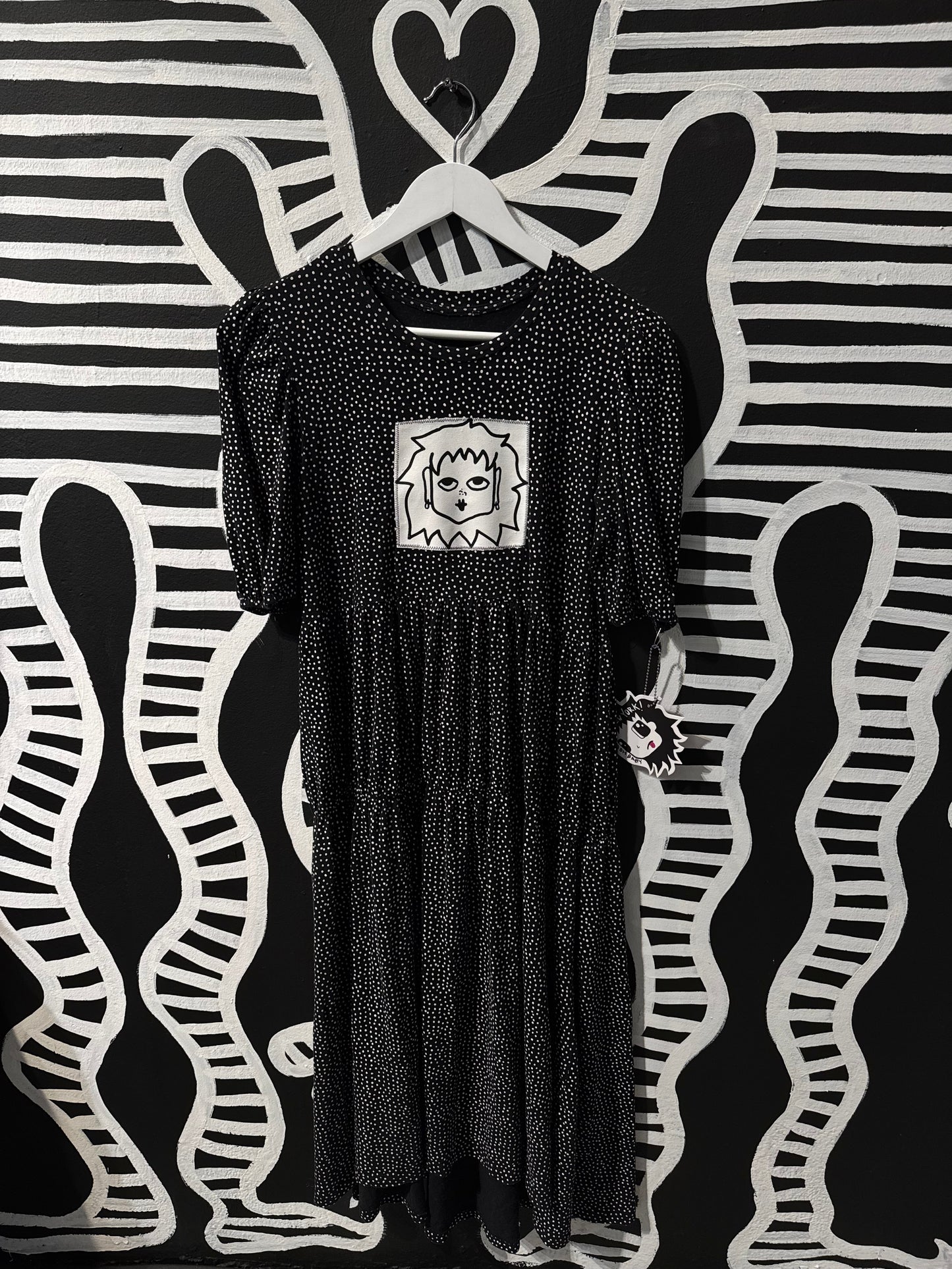 Patchwork Painted Dress