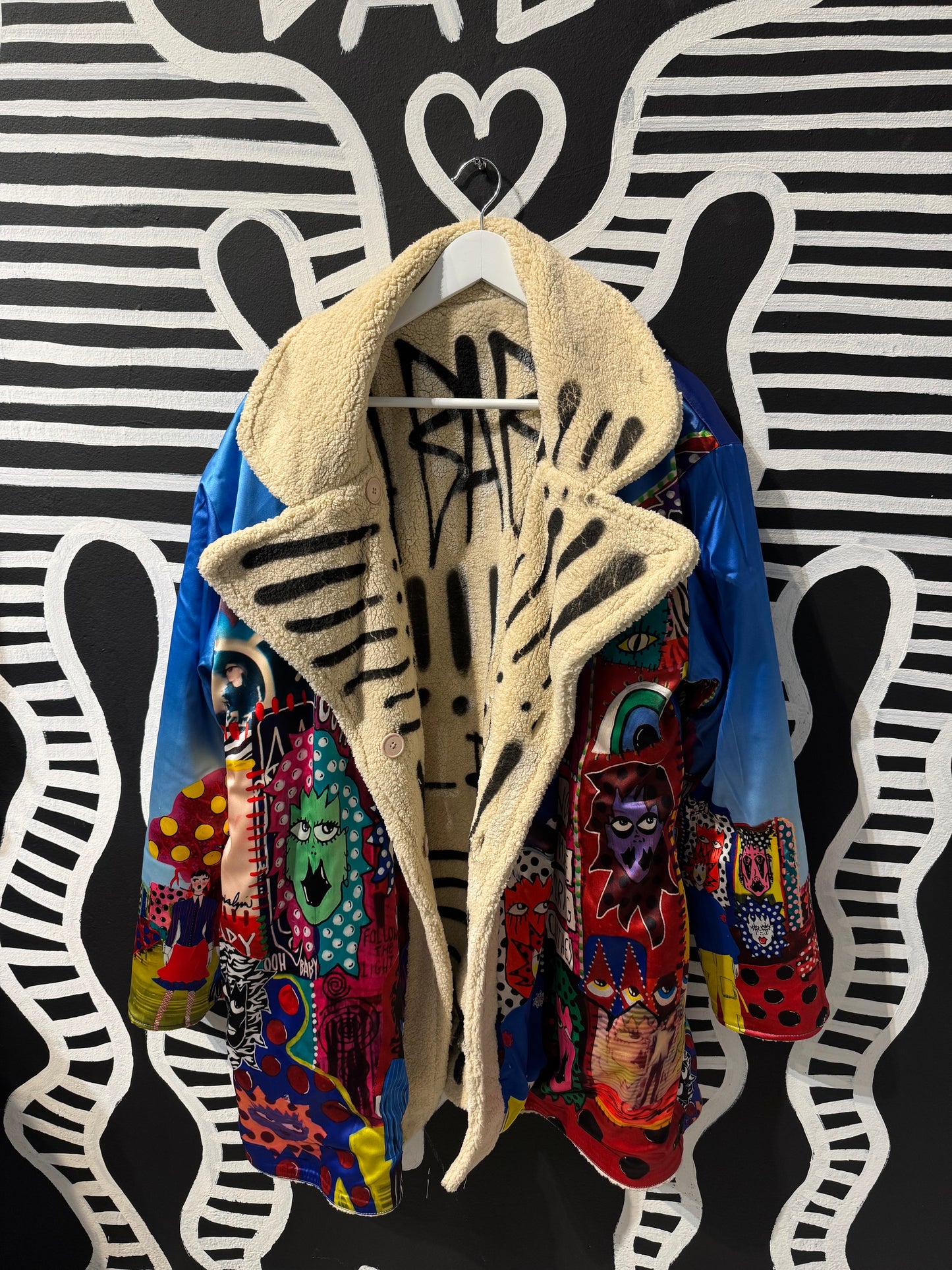 Spraypainted Ooh Baby Sherpa!