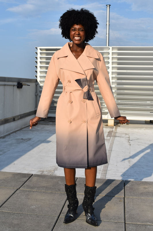 Gradient Trench Coat