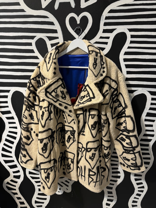 Spraypainted Ooh Baby Sherpa!!