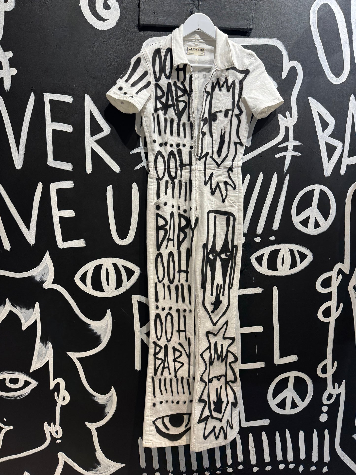 Ooh Baby Spraypainted Jumpsuit