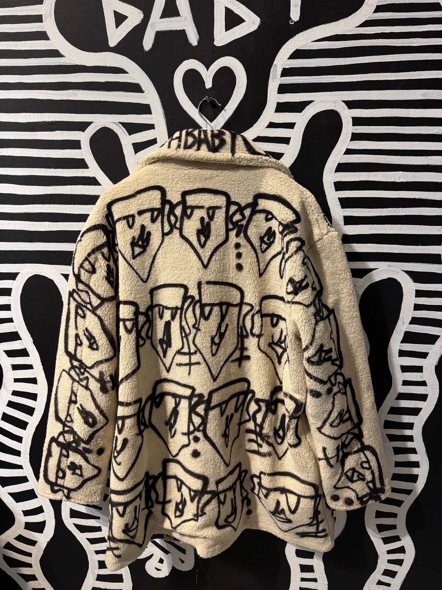 Spraypainted Ooh Baby Sherpa!!