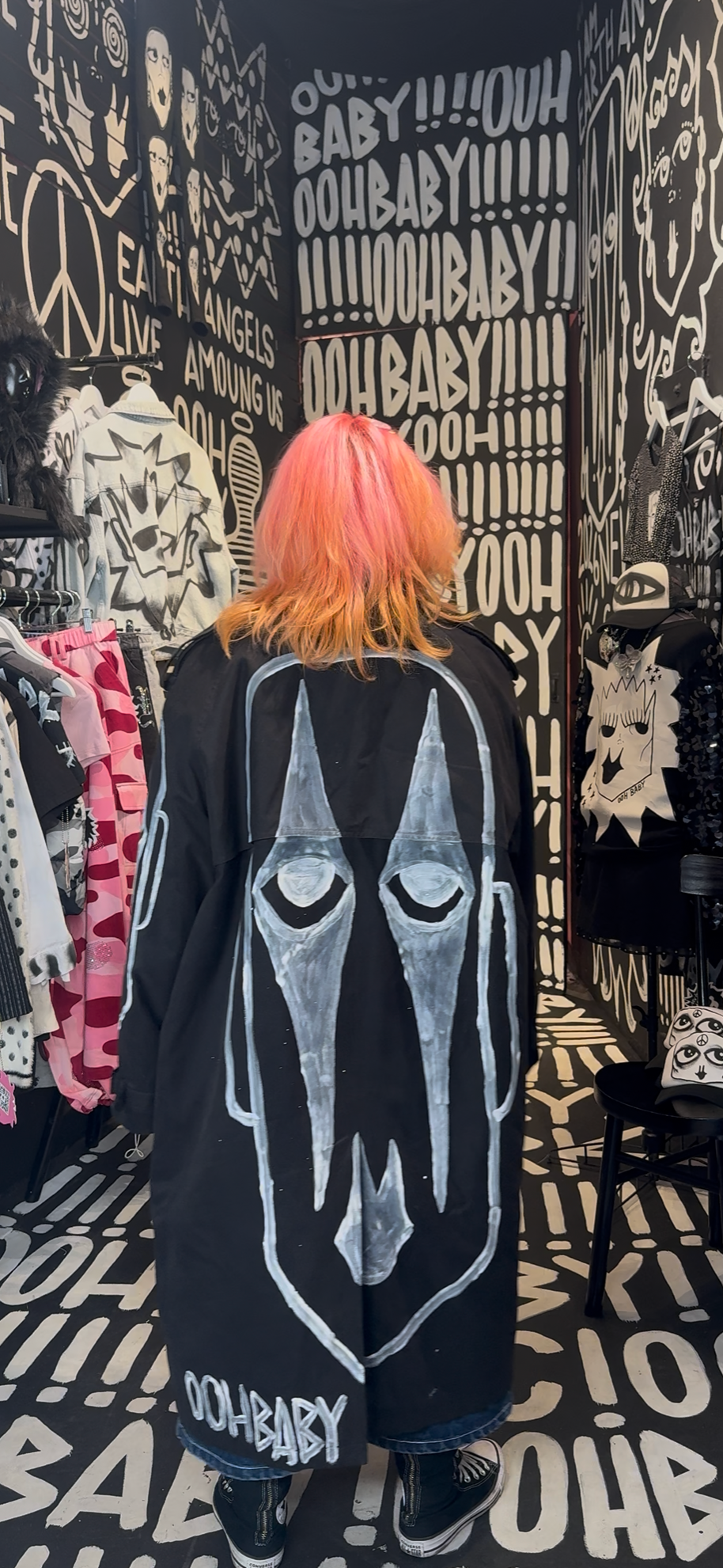 Handpainted Trenchcoat