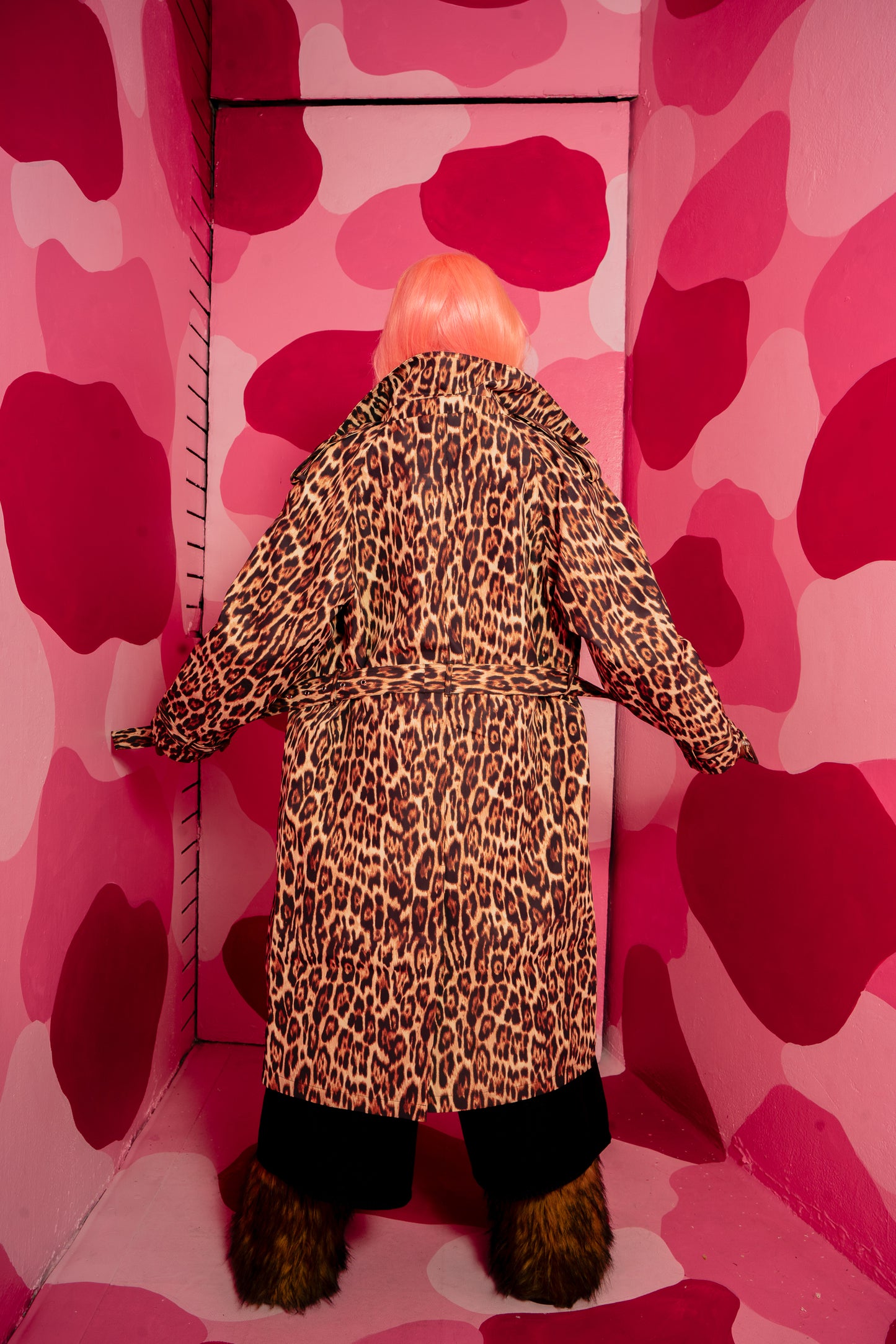 Cheetah Trench Coat