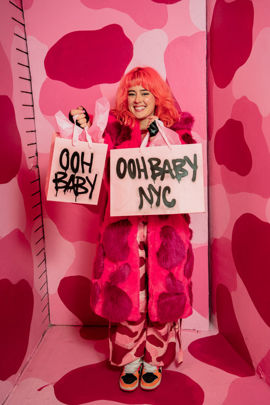 Ooh Baby Spraypainted Retail Bags! (For Gifting)